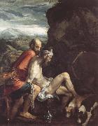 Jacopo Bassano The good Samaritan Spain oil painting artist